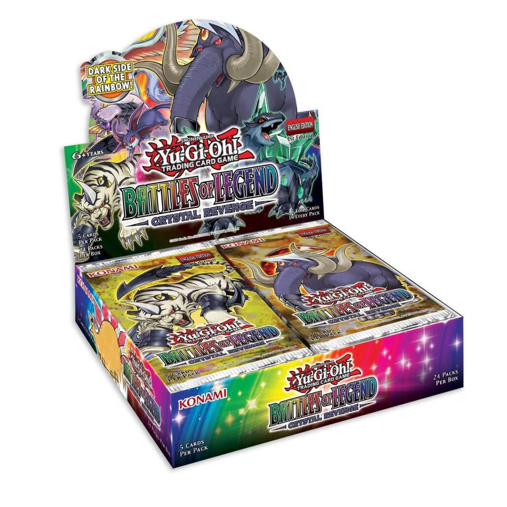 YU-GI-OH! TCG Battles of Legends: Crystal Revenge Booster Box 24 Packs