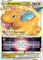 Pokemon TCG Sword & Shield - Pokemon GO Single Card 050/078   Dragonite VSTAR 