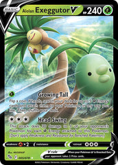 Pokemon TCG Sword & Shield - Pokemon GO Single Card 005/078   Alolan Exeggutor V 