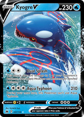 Pokemon TCG Sword & Shield - Crown Zenith Single Card Kyogre V 037/159