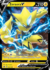 Pokemon TCG Sword & Shield - Crown Zenith Single Card Zeraora V 053/159