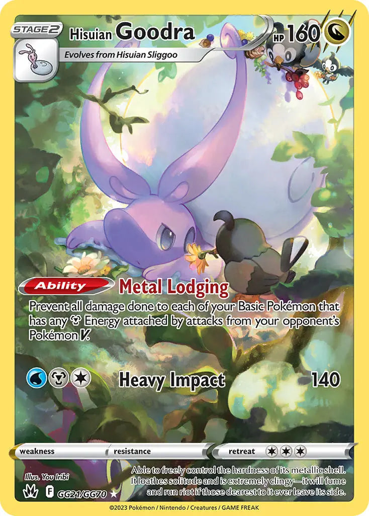 Pokemon TCG Sword & Shield - Crown Zenith Single Card Hisuian Goodra GG21/GG70