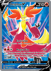 Pokemon TCG Sword & Shield - Lost Origins Single Card  173/196 Delphox V Full Art