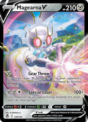 Pokemon TCG Sword & Shield - Silver Tempest Single Card 128/195 Magearna V