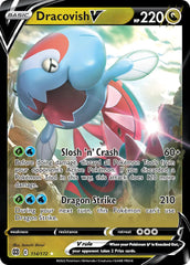 Pokemon TCG Sword & Shield - Brilliant Stars Single Card 114/172 Dracovish V