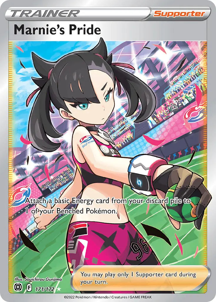 Pokemon TCG Sword & Shield - Brilliant Stars Single Card 171/172 Marnie's Pride Trainer