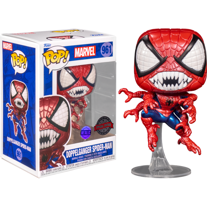 Marvel - Spider-Man - Doppelganger Spider-Man Metallic Pop! Vinyl Figure